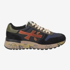 Premiata Art.  MICK 6419 - Blue, Combined -Clarks Verkaufsgeschäft aussenseite 1338960031