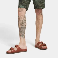 Ugg Art.  1119530 CLTH WAINSCOTT BUCKLE SLIDE - Brown -Clarks Verkaufsgeschäft sonder 1823010118